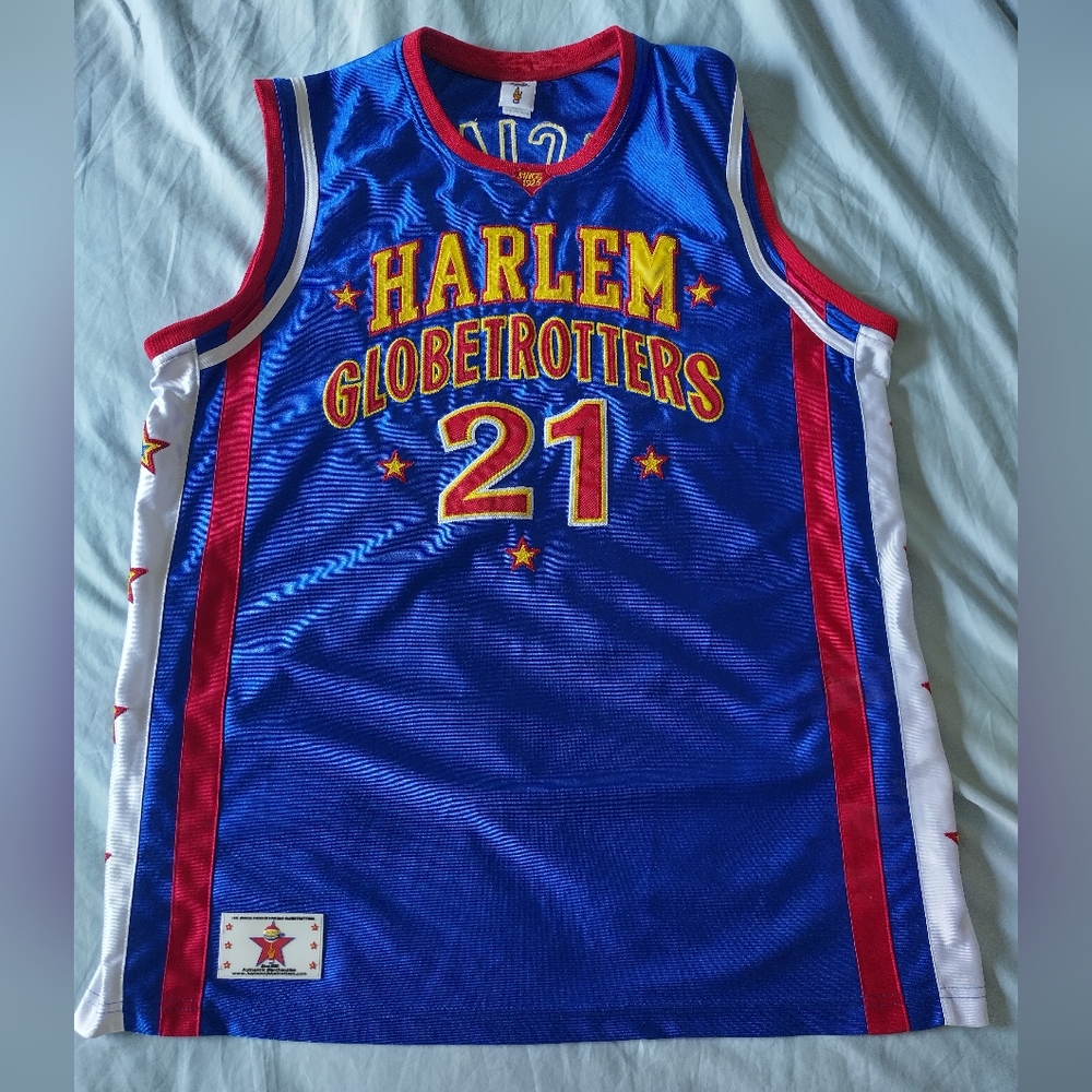 Harlem Globetrotters #21 Special K Basketball Jersey Large